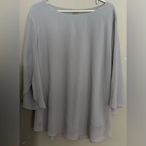 ACEVOG Size XXL, Light GRAY Blouse